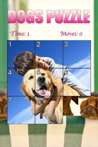 Dogs Slider Puzzle截图1