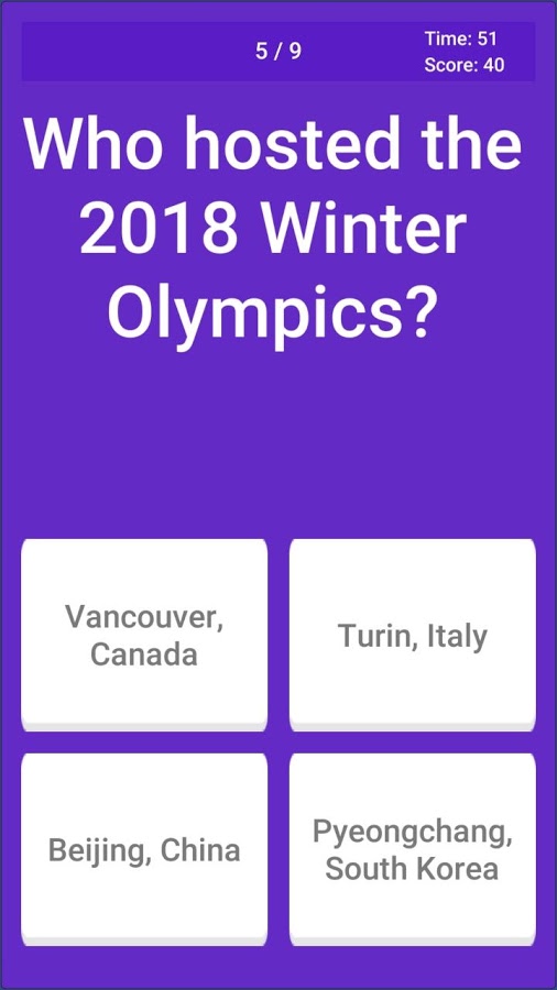 Olympic Winter Games Quiz 2018截图3