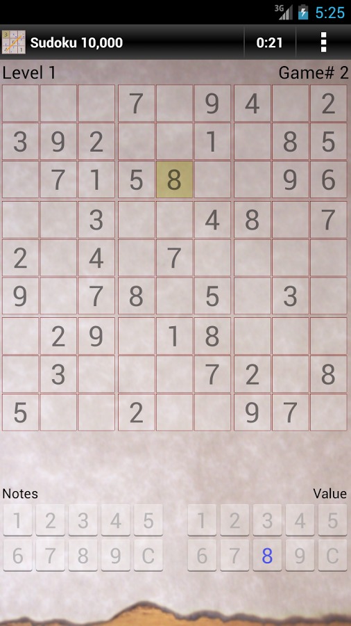 Sudoku 10,000 Trial截图1