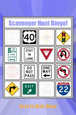 Scavenger Hunt Bingo!截图5