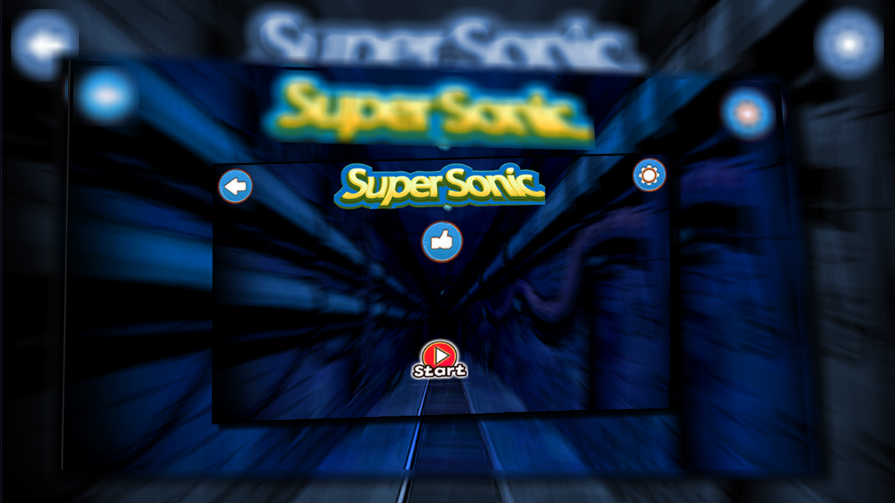 Supe Sonic Temple Blue World Runner adventure jung截图5