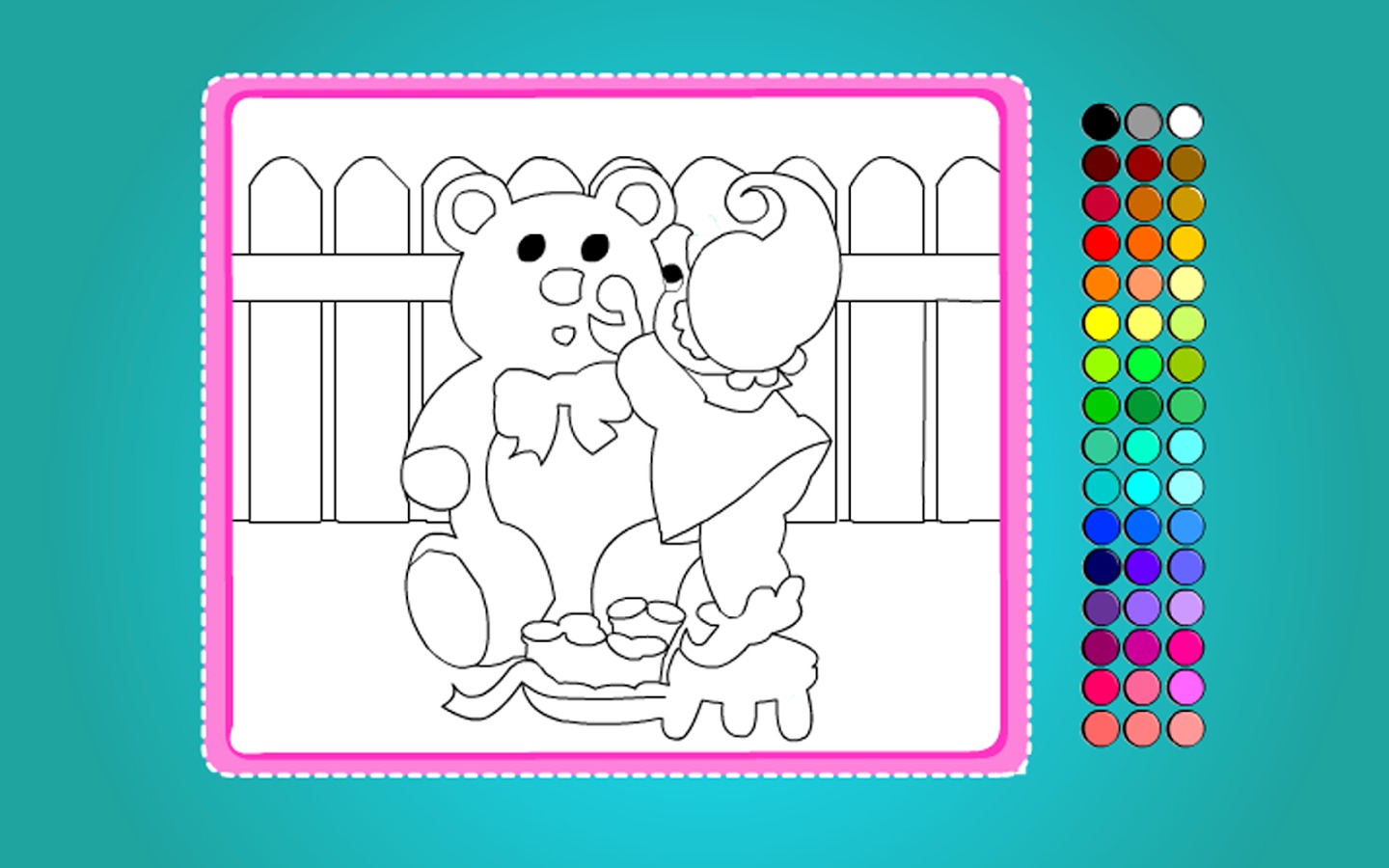 Coloring Lovely Bear截图5