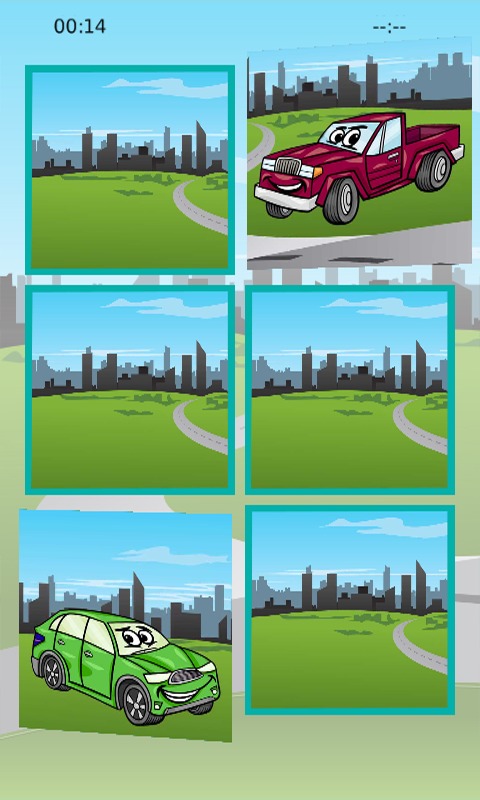 Cars Memory Puzzle截图4