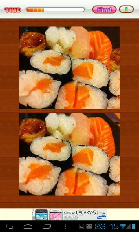 Find Differences Japanese food截图2