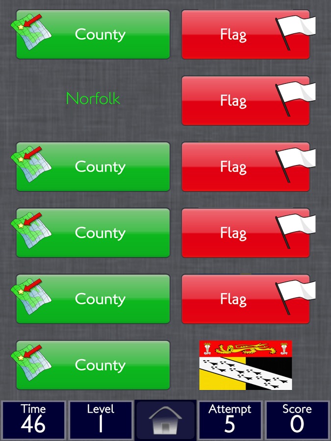 England Counties Geo Memory截图3