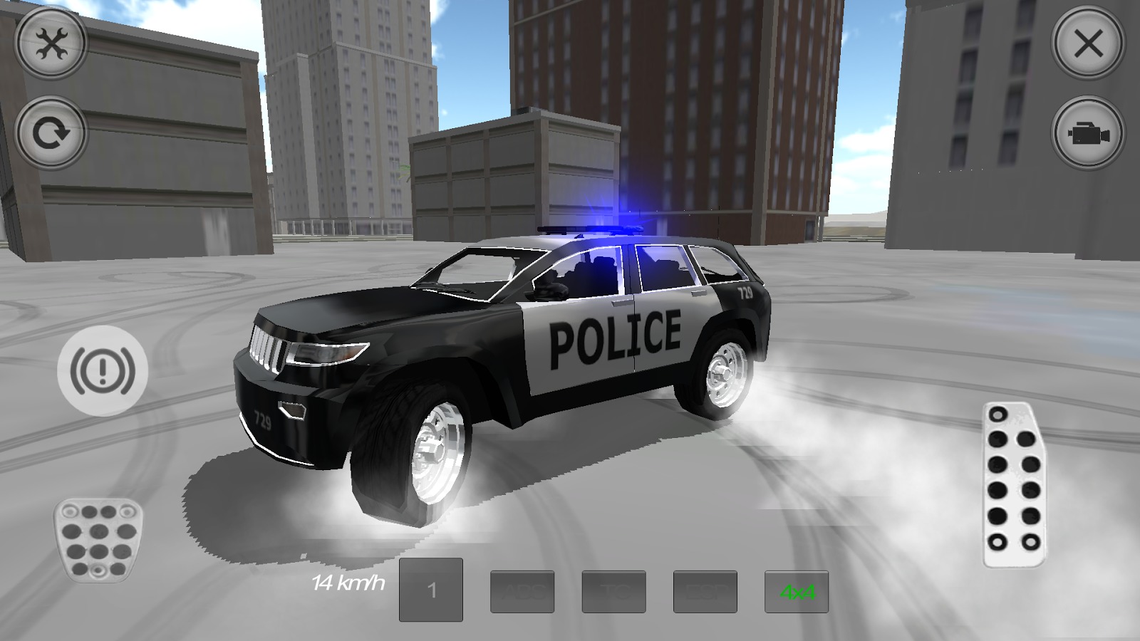 4WD SUV Police Car Driving截图2