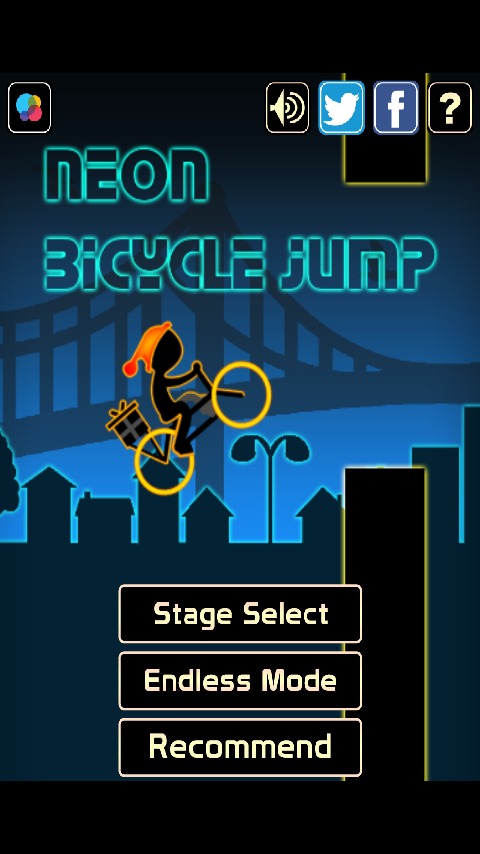 Neon Bicycle Jump截图1