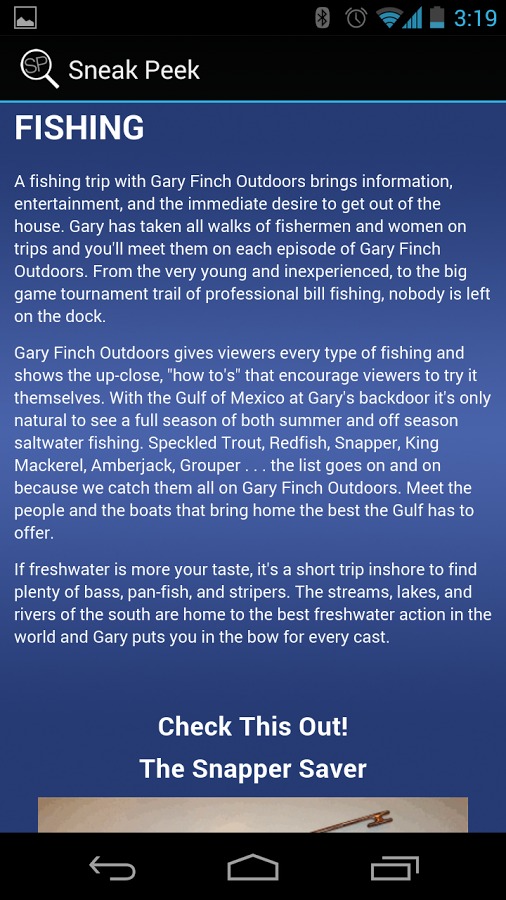 Gary Finch Outdoors截图2