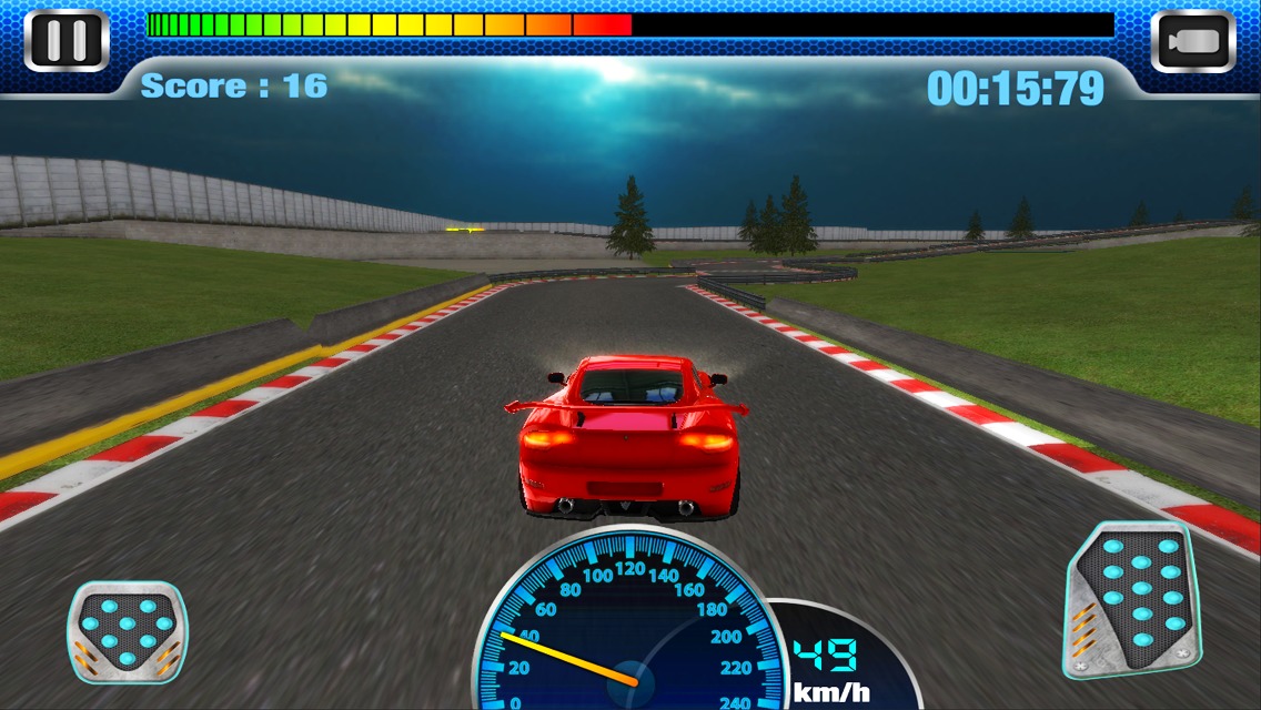 3D Night Track Racer截图2