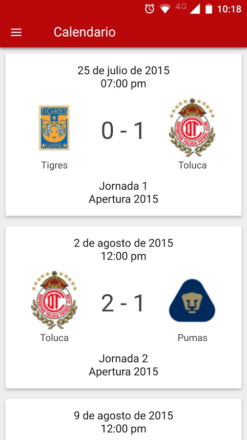 Deportivo Toluca FC截图5