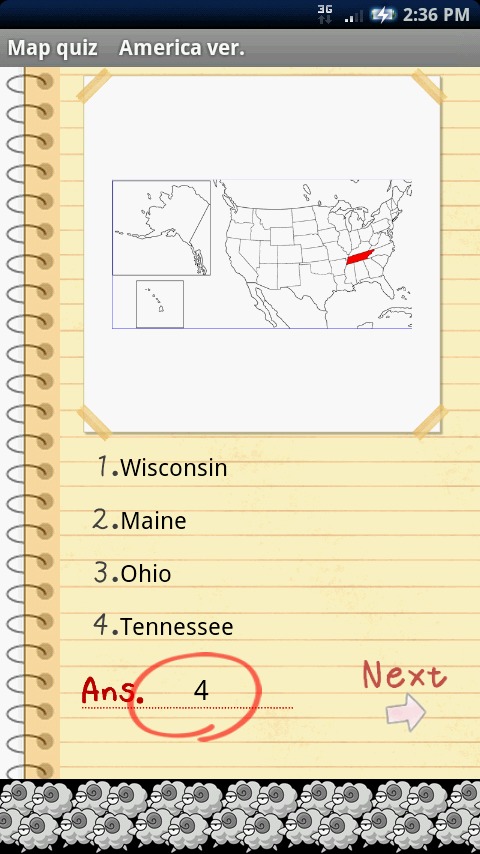 Map quiz America ver.截图4