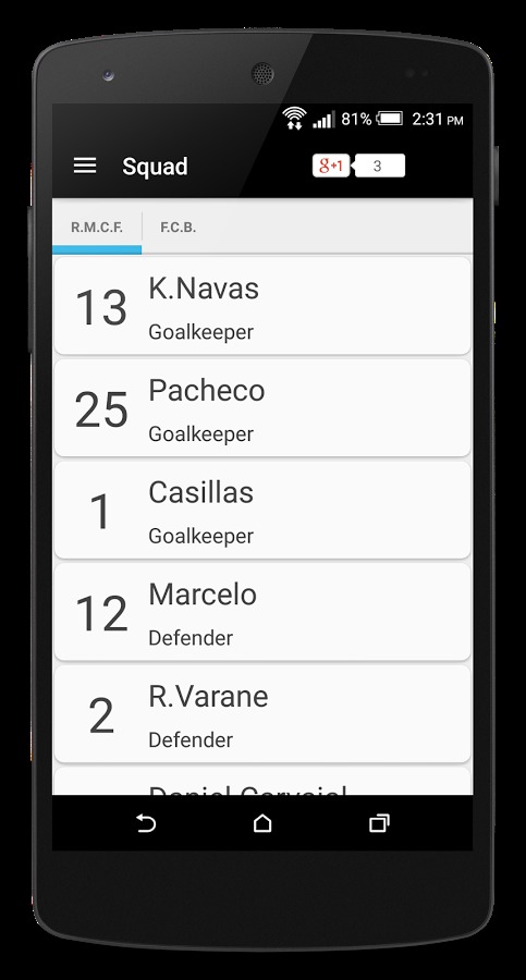 EL Clasico Fan App Football截图5