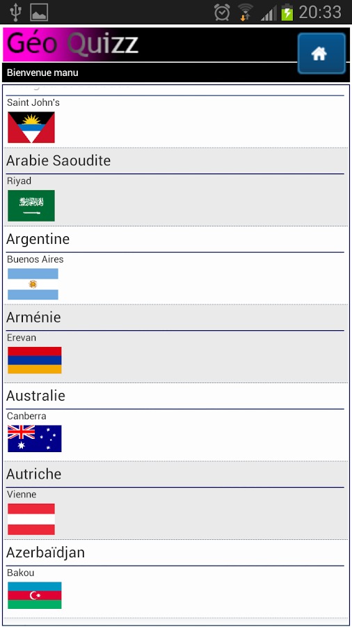 Geo Quizz - Géographie et jeu截图2