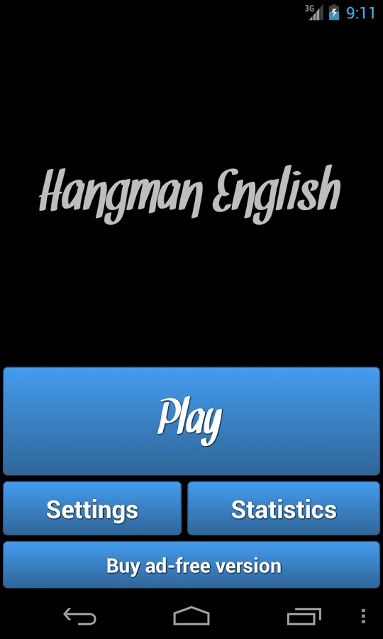 Hangman English截图1