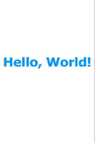 Hello World截图1