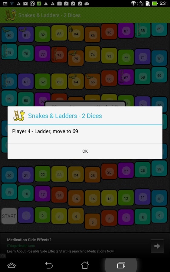 Snakes and Ladders - 2 Dices截图5