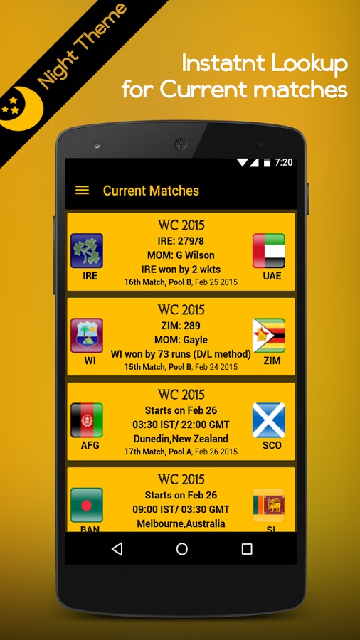 Cricket Buzz - World Cup 2015截图1