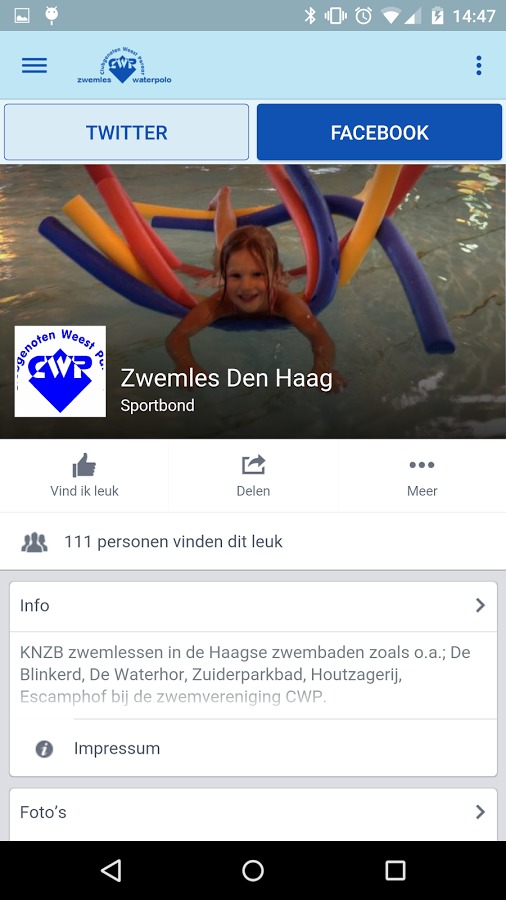 Zwemvereniging CWP截图5