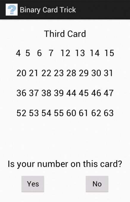 Binary Card Trick截图3