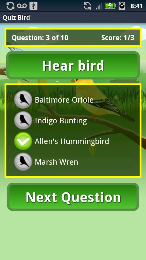 Quiz Bird Free截图5