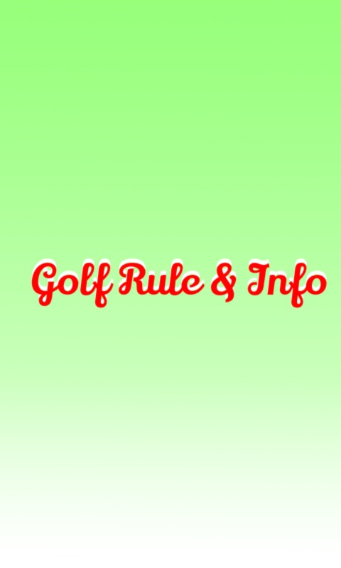 Golf Rules & Info截图1