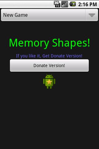 Memory Shapes Game截图2