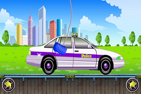 Police Car Wash Salon Game截图4