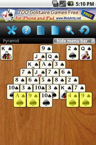 14 Pyramid Solitaire Games截图1