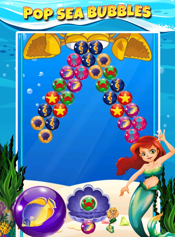 Bubble Dash: Mermaid Adventure截图2