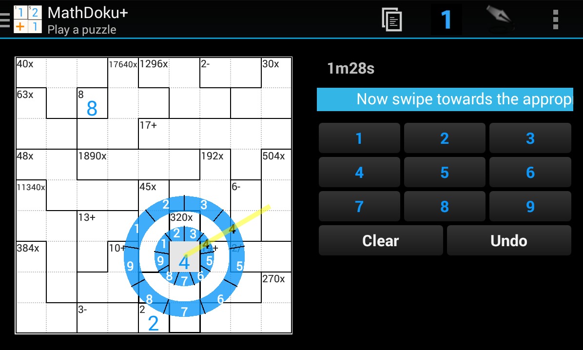 Mathdoku+截图4