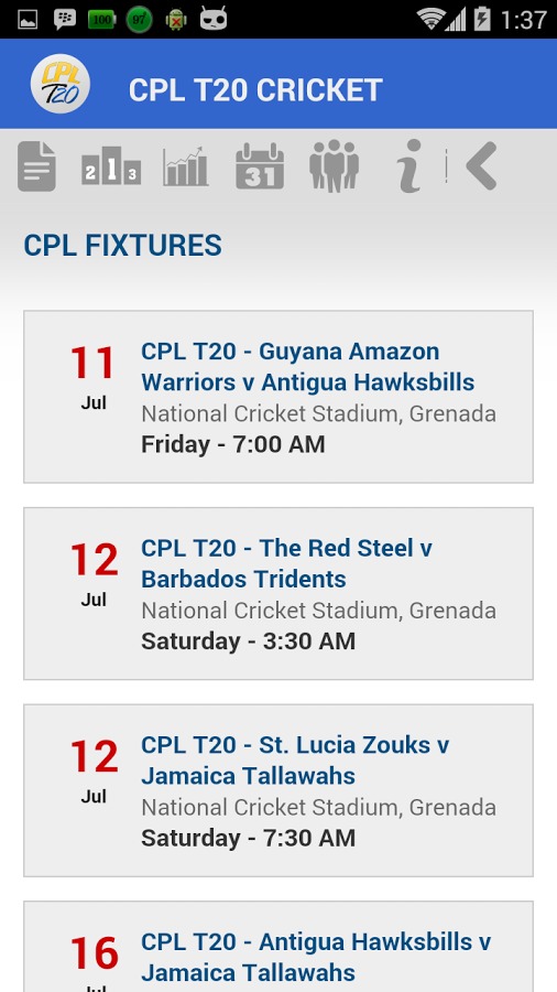 CPL T20 Cricket截图3