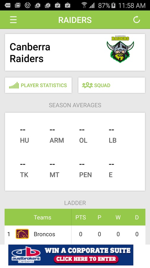 Canberra Raiders截图4