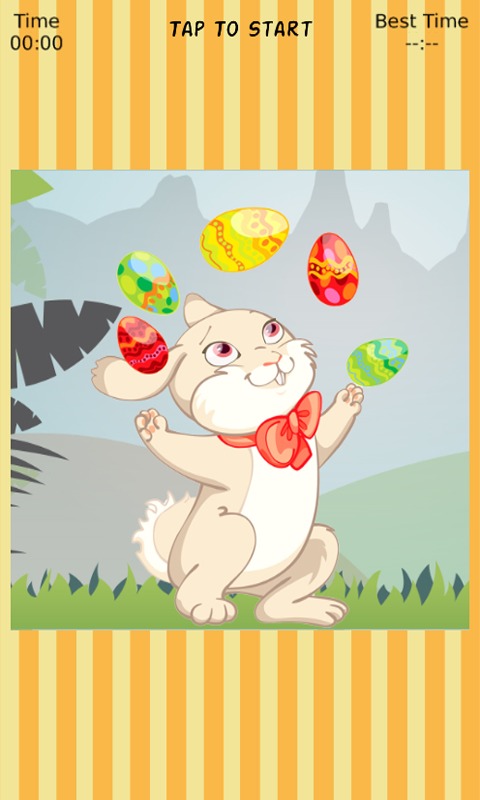 Easter Bunny Sliding Puzzle截图3