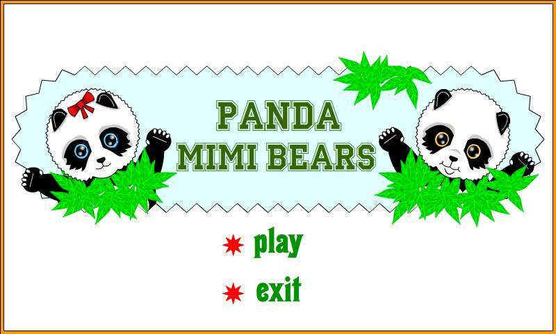 Panda mimi bears截图1