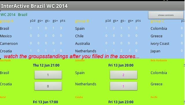 INTERACTIVE BRAZIL WC 2014截图2