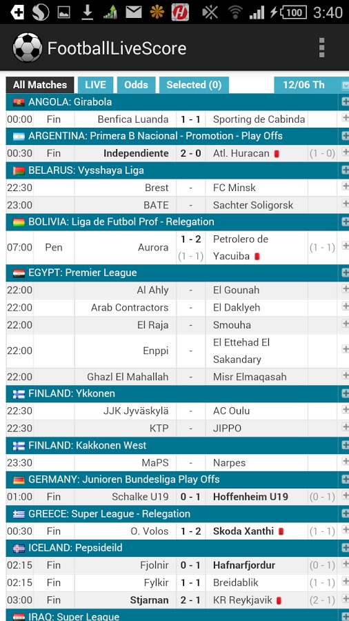 FB Livescore world cup2014截图3