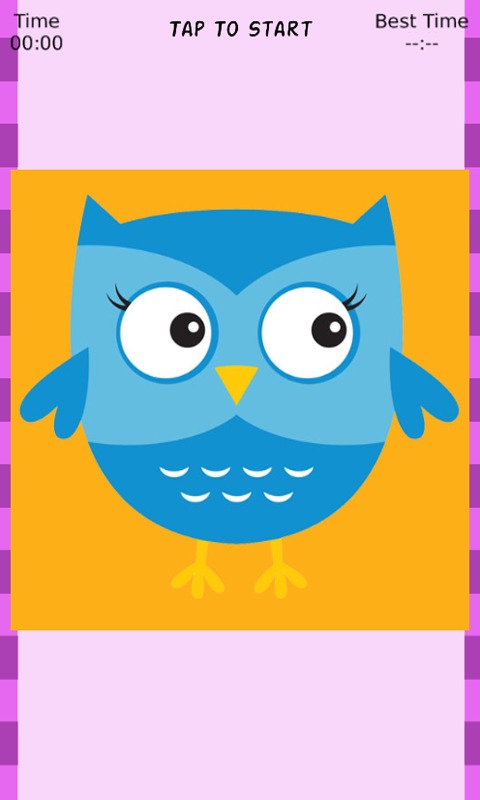 Tiny Cute Owl Sliding Puzzle截图2