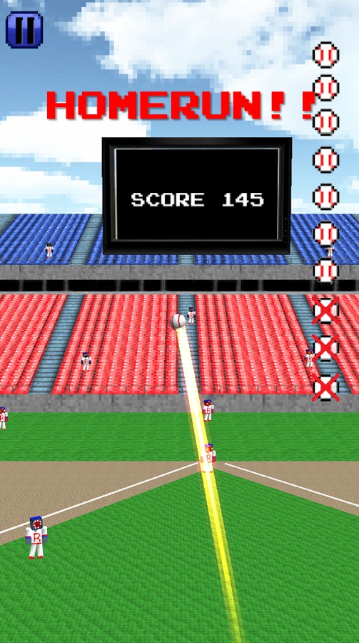 Pixel Homerun Baseball legend截图5