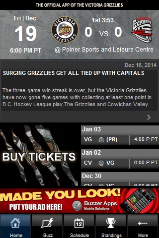 Victoria Grizzlies截图2