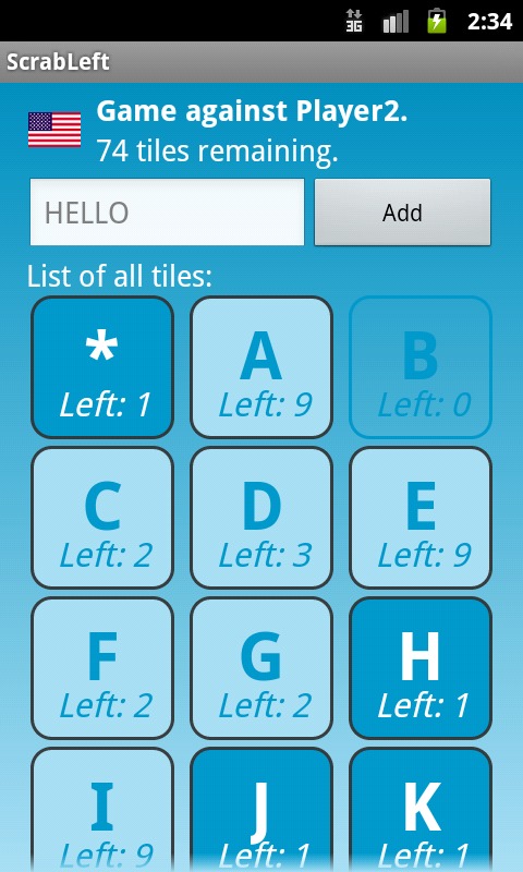 ScrabLeft LITE - Tile Counter截图2