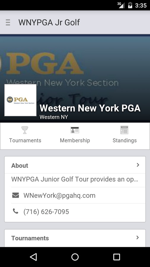 Western NY PGA Junior Tour截图1