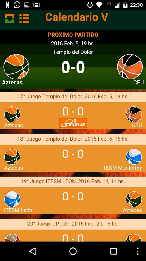 UDLAP Azteca Total Fan截图4