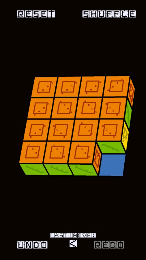 Slide Puzzle with 3D Cubes截图1