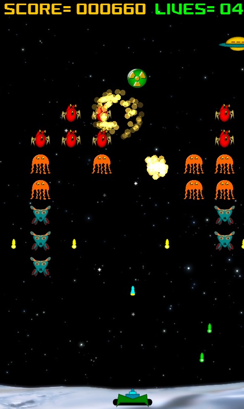 Alien Raiders (Space Invaders)截图4