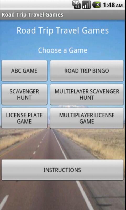 Road Trip Travel Games LITE截图1