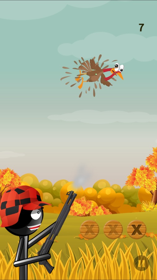 Stickman Turkey Hunter Free截图2