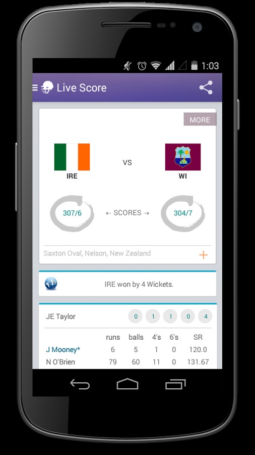 Cricket World Cup 15 Live截图5