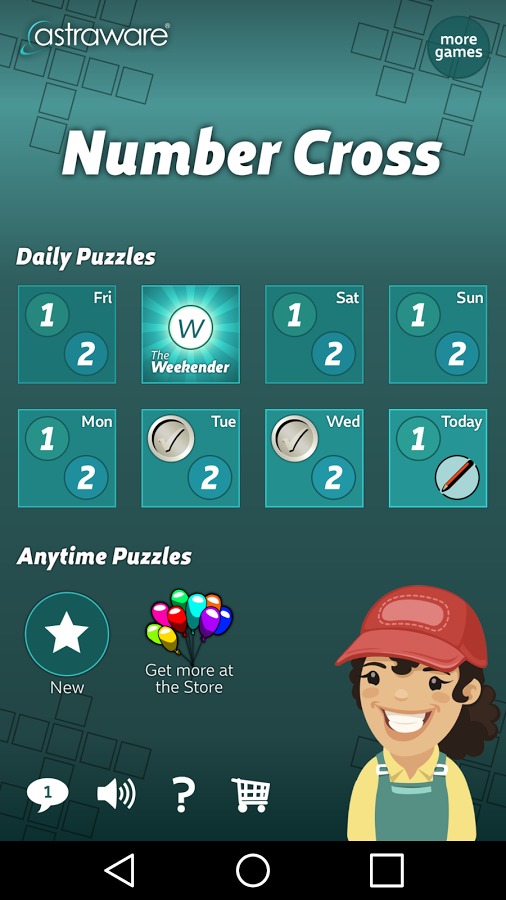 Astraware Number Cross截图1