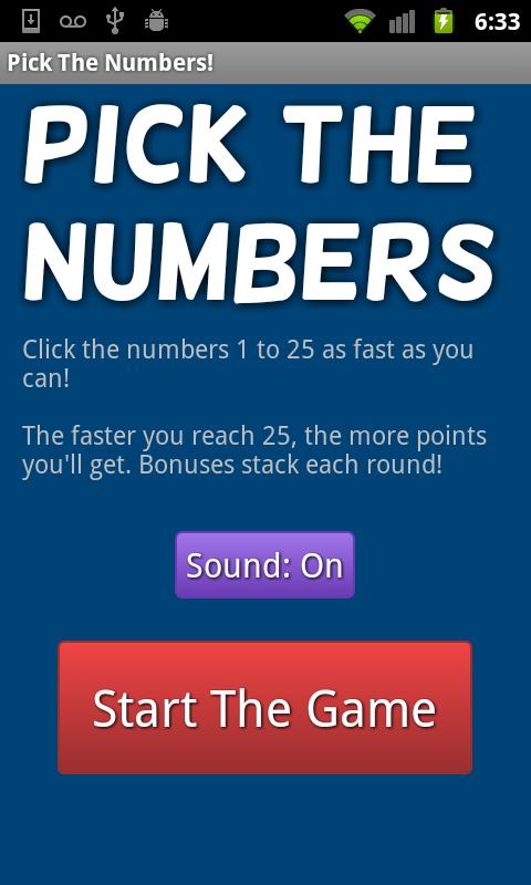 Pick The Numbers! (Free)截图5