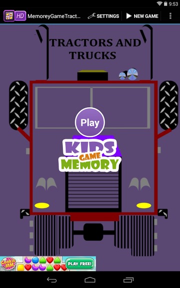 Memory Game- Tractors & Trucks截图3